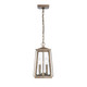 Kirkdale Two Light Outdoor Pendant in Vintage Brass (45-83415/2)