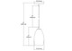 Turbulence One Light Mini Pendant in Satin Nickel (45-85211/1)