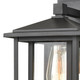 Solitude One Light Outdoor Wall Sconce in Matte Black (45-87130/1)