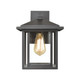 Solitude One Light Wall Sconce in Matte Black (45-87131/1)