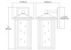 Solitude One Light Outdoor Wall Sconce in Matte Black (45-87133/1)