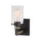 Beaufort One Light Wall Sconce in Anvil Iron (45-89152/1)