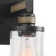 Beaufort One Light Wall Sconce in Anvil Iron (45-89152/1)