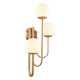 ELK Home - 89673/3 - Three Light Wall Sconce - Caroline - Brushed Gold