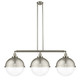 Innovations - 213-SN-HFS-122-SN - Three Light Island Pendant - Franklin Restoration - Brushed Satin Nickel