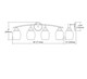 Casual Mission Four Light Vanity in Brushed Nickel (45-CN170412)