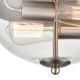 Astoria Two Light Flush Mount in Brushed Nickel (45-CN280232)