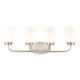 ELK Home - CN310412 - Four Light Bath Bar - Winslow - Brushed Nickel