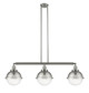 Innovations - 213-SN-HFS-84-SN - Three Light Island Pendant - Franklin Restoration - Brushed Satin Nickel
