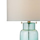 Glass Bottle One Light Table Lamp in Seafoam Green (45-D2622)