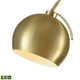 Kopernikus LED Floor Lamp in Aged Brass (45-D3363-LED)