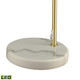 Kopernikus LED Floor Lamp in Aged Brass (45-D3363-LED)