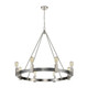 Impression Eight Light Chandelier in Silver (45-D4619)