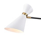 Taran One Light Floor Lamp in Matte White (45-H0019-11112)