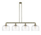 Innovations - 214-AB-G713-L-LED - LED Island Pendant - Franklin Restoration - Antique Brass