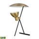 Wyman Square LED Table Lamp in Satin Gold (45-H0019-9511-LED)
