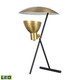 Wyman Square LED Table Lamp in Satin Gold (45-H0019-9511-LED)