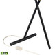 Wyman Square LED Table Lamp in Satin Gold (45-H0019-9511-LED)
