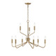 ELK Home - H0019-9617 - Nine Light Chandelier - Genista - Brass