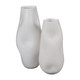 Dent Vase in White (45-H0047-10986)