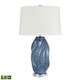 Blue Swell LED Table Lamp in Blue (45-S0019-9538-LED)