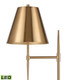 Otus LED Floor Lamp in Aged Brass (45-S0019-9607-LED)