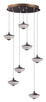 ET2 - E23157-126BRZGLD - LED Pendant - Bella - Bronze / Gold