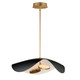 ET2 - E24966-WTBKGLD - LED Pendant - Carmen - Black / Gold