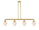Innovations - 214-SG-G531-LED - LED Island Pendant - Franklin Restoration - Satin Gold