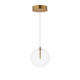 ET2 - E25071-18NAB - LED Pendant - Global - Natural Aged Brass
