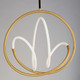 Mobius LED Pendant in Black / Gold (86-E25094-01BKGLD)