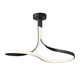 ET2 - E30660-BK - LED Semi-Flush Mount - Serpentine - Black