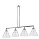 Innovations - 214-SN-G44-L-LED - LED Island Pendant - Franklin Restoration - Brushed Satin Nickel