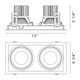 Amigo Two Light Downlight (35145-35-01)
