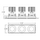 Amigo Three Light Downlight (36026-30-01)