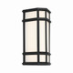 Monte LED Outdoor Wall Sconce in Satin Black (40-42687-016)