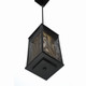Brama LED Outdoor Pendant in Black/Gold (40-42718-017)