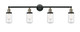 Innovations - 215-BAB-G312 - Four Light Bath Vanity - Franklin Restoration - Black Antique Brass