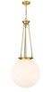 manufacturer_finish:Satin Gold|manufacturer_glass:Matte White Beacon