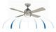 Kwad 44 44"Ceiling Fan (FP7644BN)