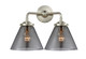 manufacturer_finish:Brushed Satin Nickel|manufacturer_glass:Light Smoke Large Cone