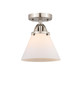 manufacturer_finish:Brushed Satin Nickel|manufacturer_glass:Matte White Cased Large Cone