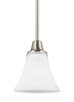 Generation Lighting - 6113201EN3-962 - One Light Mini-Pendant - Metcalf - Brushed Nickel