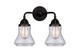 Innovations - 288-2W-BK-G194 - Two Light Bath Vanity - Nouveau 2 - Matte Black