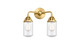 Innovations - 288-2W-SG-G314 - Two Light Bath Vanity - Nouveau 2 - Satin Gold