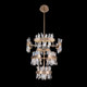Allegri - 030259-038 - LED Foyer Pendant - Glacier - Brushed Champagne Gold