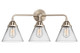 manufacturer_finish:Brushed Satin Nickel|manufacturer_glass:Clear Large Cone