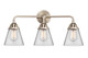 manufacturer_finish:Brushed Satin Nickel|manufacturer_glass:Clear Small Cone