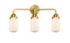 Innovations - 288-3W-SG-G311 - Three Light Bath Vanity - Nouveau 2 - Satin Gold