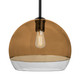 Besa - 1TT-ALLY12AM-EDIL-BK - LED Pendant - Besa Ally 12 Stem Pendant - Black
